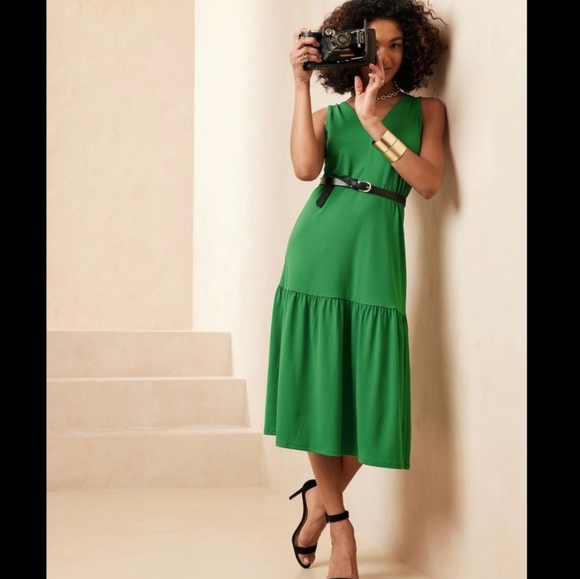 NWT BANANA REPUBLIC | Knit Midi Dress - Picture 3 of 4